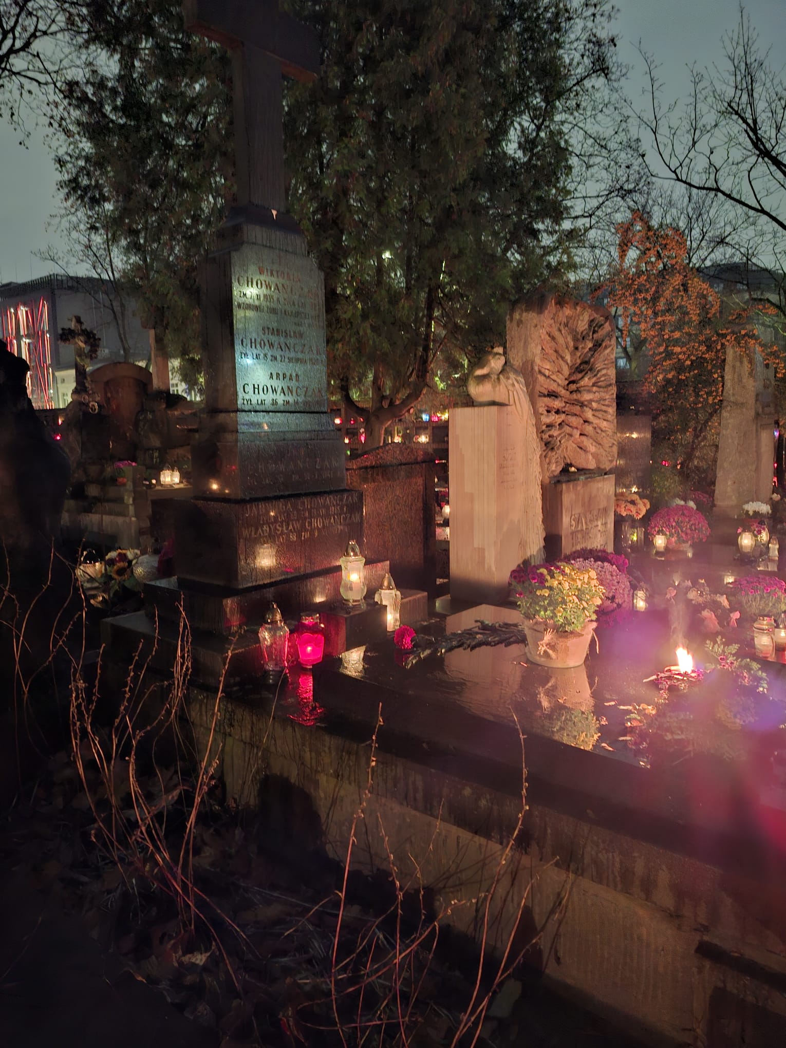 Mar de velas en Polonia